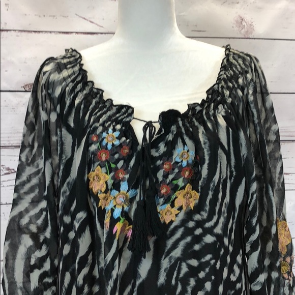 Urban Mango Dresses & Skirts - Urban Mango zebra print chiffon dress